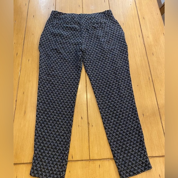 Theory women’s silk pants pockets, pleated black blue new without tag, size 30 - Picture 5 of 14